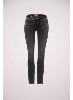 Jeans coupe slim noir STREET ONE femme