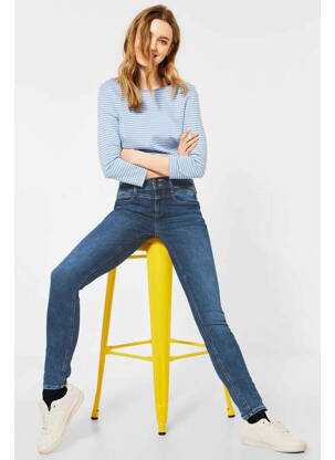 Jeans coupe droite bleu STREET ONE femme