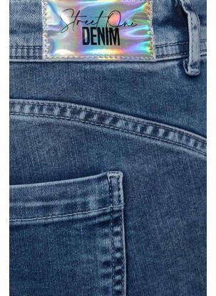Jeans coupe slim bleu STREET ONE femme