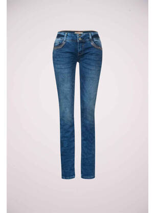 Jeans coupe slim bleu STREET ONE pour femme