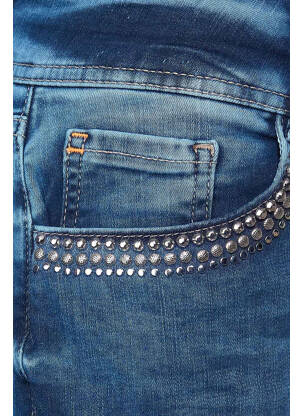 Jeans coupe slim bleu STREET ONE femme