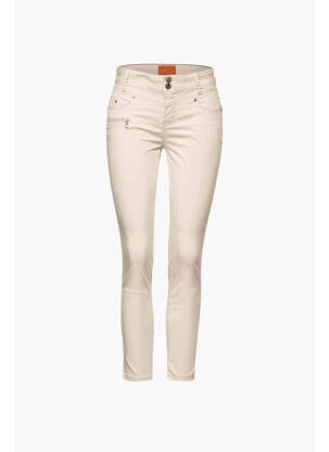 Pantalon chino beige STREET ONE femme