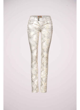 Jeans coupe slim beige STREET ONE femme