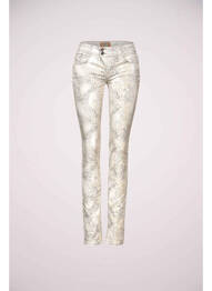 Jeans coupe slim beige STREET ONE femme