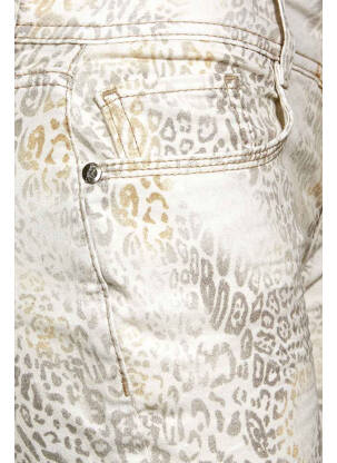 Jeans coupe slim beige STREET ONE femme