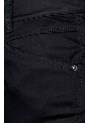 Pantalon chino noir STREET ONE femme