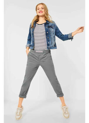 Pantalon chino vert STREET ONE femme