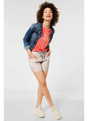 Short beige STREET ONE femme