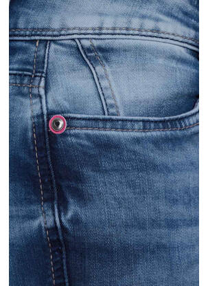 Jeans coupe slim bleu STREET ONE femme