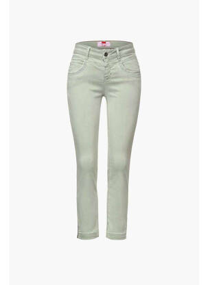Pantalon chino vert STREET ONE femme