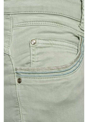 Pantalon chino vert STREET ONE femme