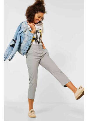 Pantalon chino vert STREET ONE femme
