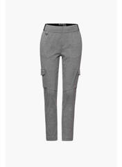 Pantalon cargo gris STREET ONE pour femme seconde vue