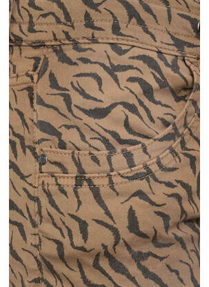 Jeans coupe droite marron STREET ONE femme