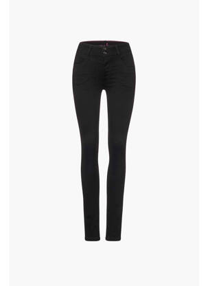 Jeans coupe slim noir STREET ONE femme