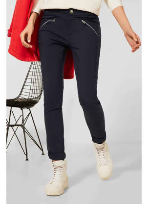 Pantalon slim bleu STREET ONE femme