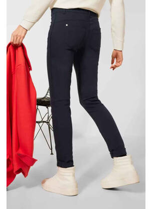 Pantalon slim bleu STREET ONE femme
