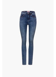 Jeans coupe slim bleu STREET ONE femme