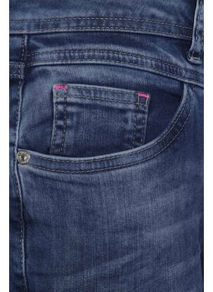 Jeans coupe slim bleu STREET ONE femme