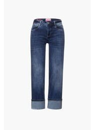 Jeans coupe droite bleu STREET ONE femme