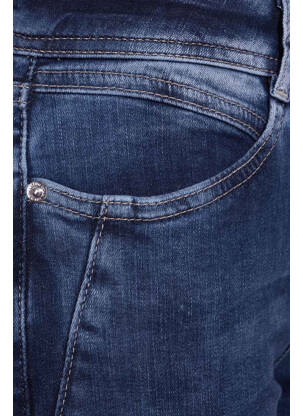 Jeans coupe droite bleu STREET ONE femme