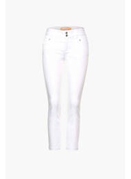 Pantalon chino blanc STREET ONE femme