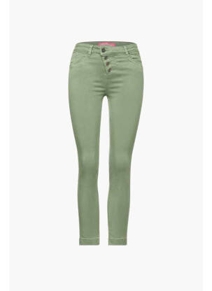 Pantalon chino vert STREET ONE femme
