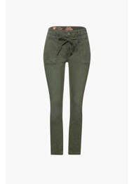 Jeans coupe slim vert STREET ONE femme