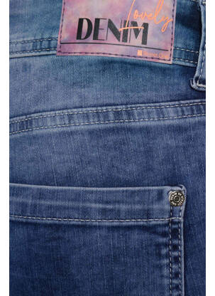 Jeans coupe droite bleu STREET ONE femme