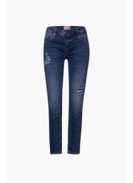 Jeans coupe slim bleu STREET ONE femme