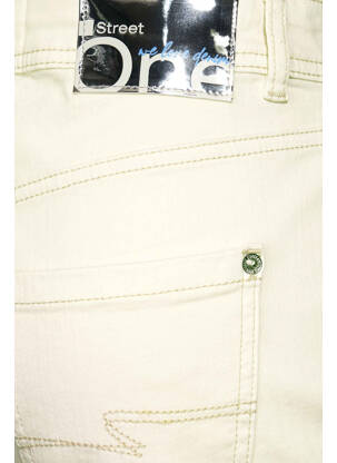 Jean coupe mom jaune STREET ONE femme