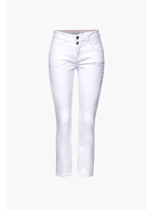 Jeans coupe slim blanc STREET ONE femme