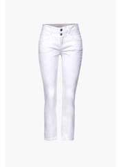 Jeans coupe slim blanc STREET ONE pour femme seconde vue