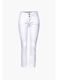 Jeans coupe slim blanc STREET ONE femme