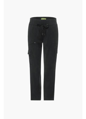 Pantalon cargo noir STREET ONE femme