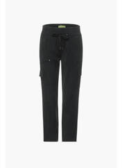 Pantalon cargo noir STREET ONE pour femme seconde vue