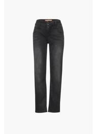 Jeans coupe droite noir STREET ONE femme
