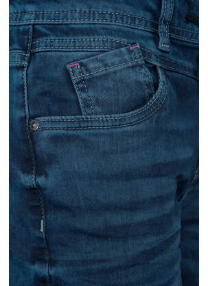 Jeans boyfriend bleu STREET ONE femme