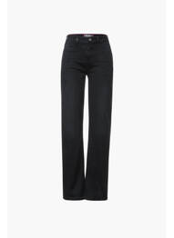 Jeans coupe large noir STREET ONE femme
