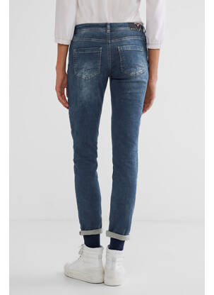Jeans coupe slim bleu STREET ONE femme