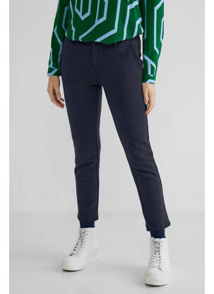 Pantalon chino bleu STREET ONE femme
