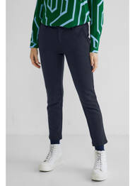 Pantalon chino bleu STREET ONE femme