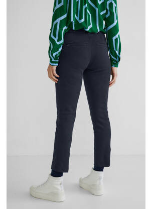 Pantalon chino bleu STREET ONE femme