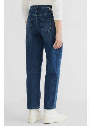 Jeans coupe droite bleu STREET ONE femme