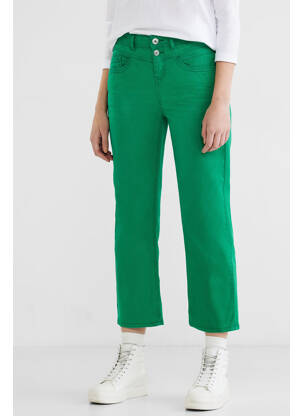 Jeans coupe large vert STREET ONE femme