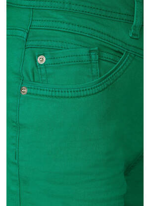 Jeans coupe large vert STREET ONE femme