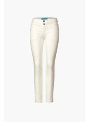 Pantalon chino blanc STREET ONE pour femme seconde vue