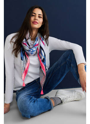 Foulard bleu STREET ONE femme