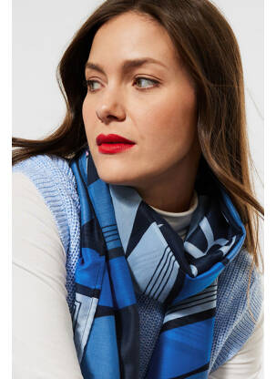 Foulard bleu STREET ONE femme