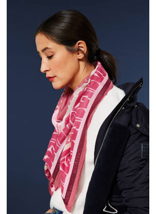 Foulard rose STREET ONE femme